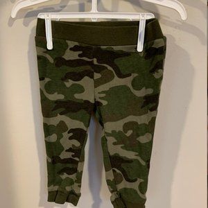 NWOT - Old Navy Dark Green Army Leggings - 12 - 18 Mo